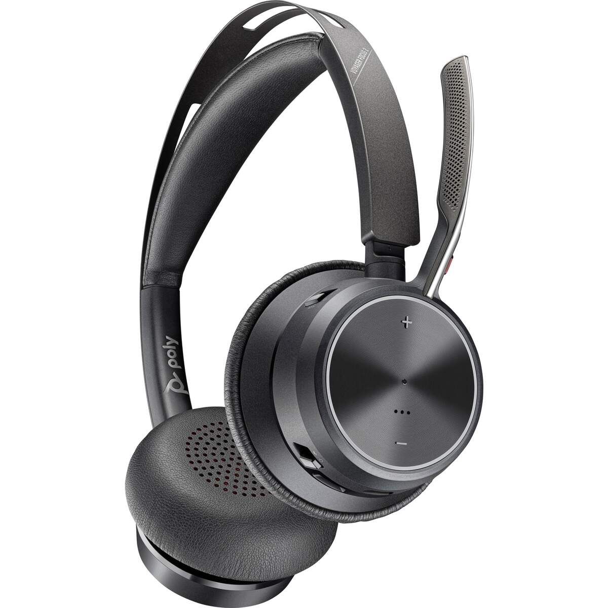 Poly Voyager Focus 2 – Casque Bluetooth + Adaptateur USB + Station de charge