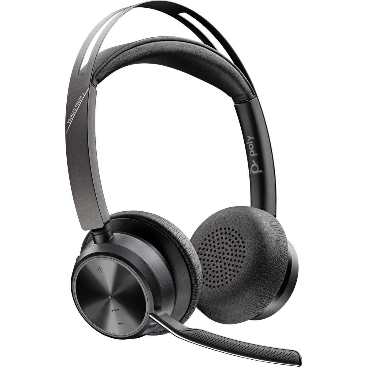 Poly Voyager Focus 2 – Casque Bluetooth + Adaptateur USB + Station de charge
