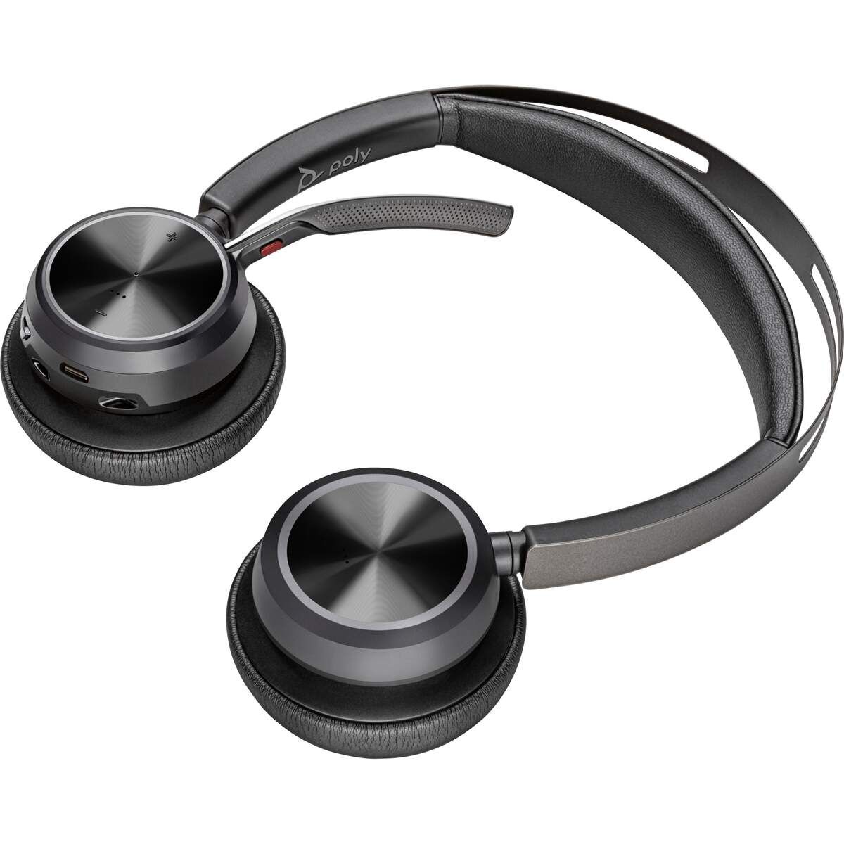 Poly Voyager Focus 2 – Casque Bluetooth + Adaptateur USB + Station de charge