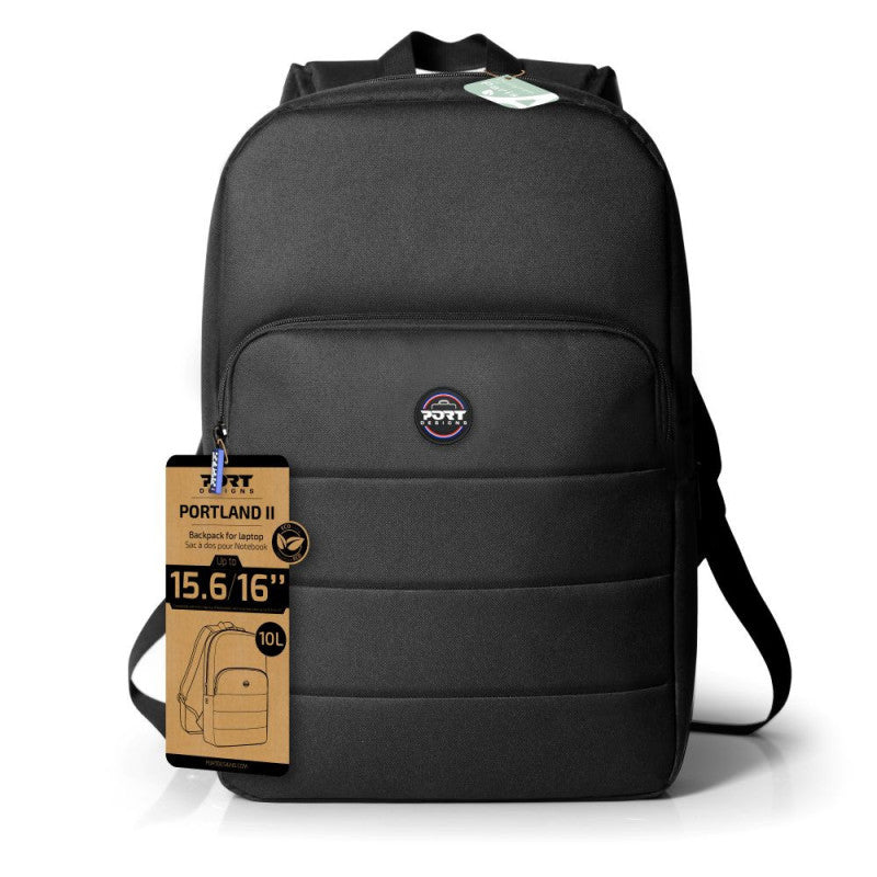 Sac à Dos Laptop 14"/16" PORT Portland II Eco – Noir