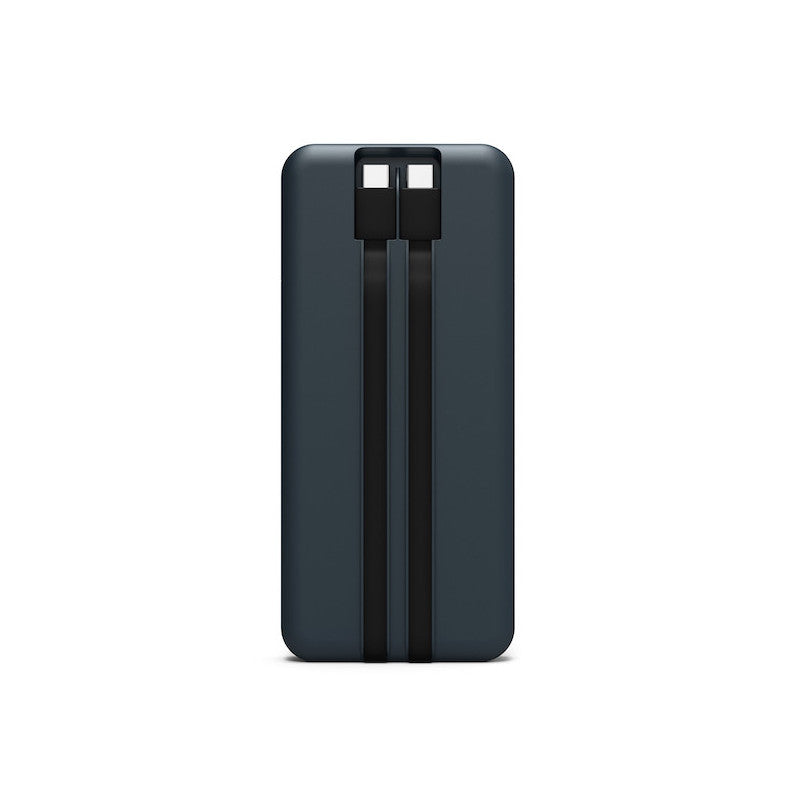 Batterie externe 10 000 mAh – 2 câbles intégrés (USB-C & Lightning)