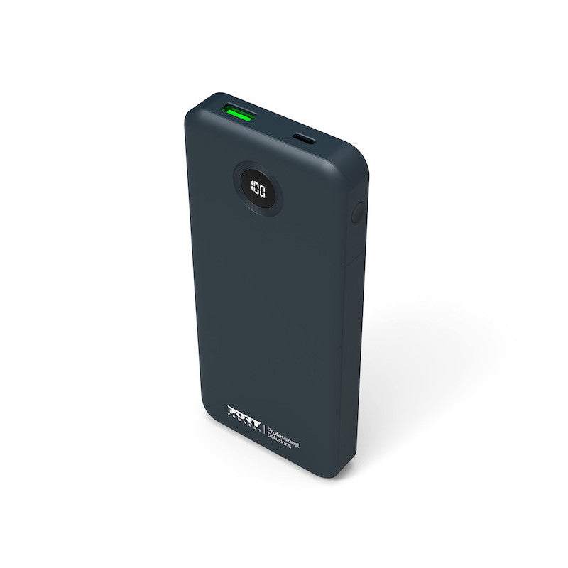 Batterie externe 10 000 mAh – 2 câbles intégrés (USB-C & Lightning)