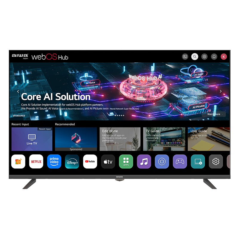 TV LED 55" (139cm) AIWA WS-551N 4K UHD Smart TV LG webOS