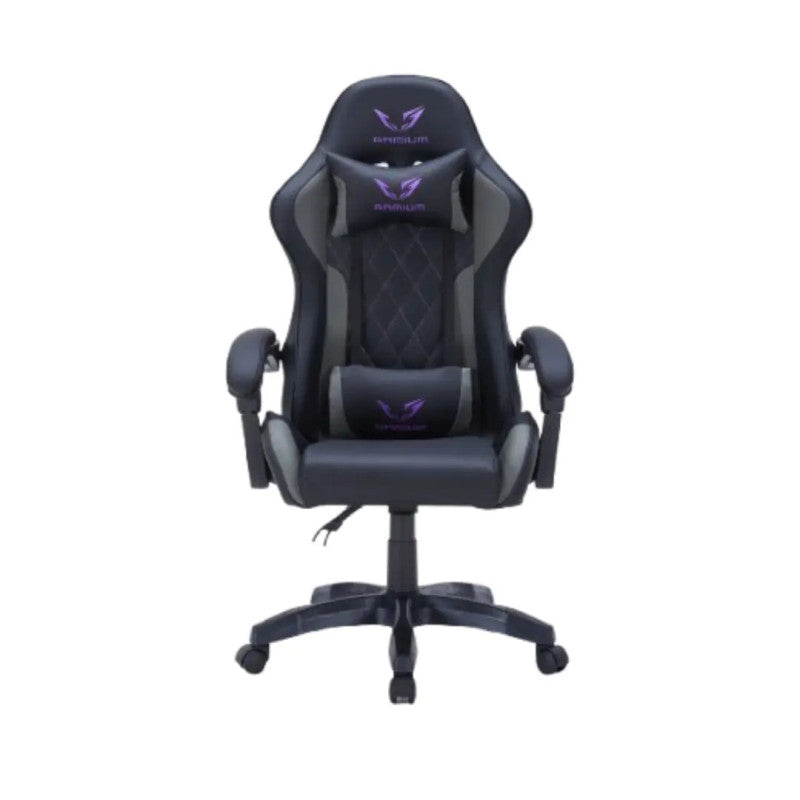 Fauteuil gaming GAMIUM Altar, finition PU diamant, accoudoirs fixes,