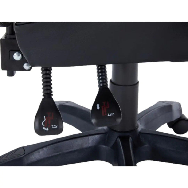 Fauteuil gaming GAMIUM Altar, finition PU diamant, accoudoirs fixes,