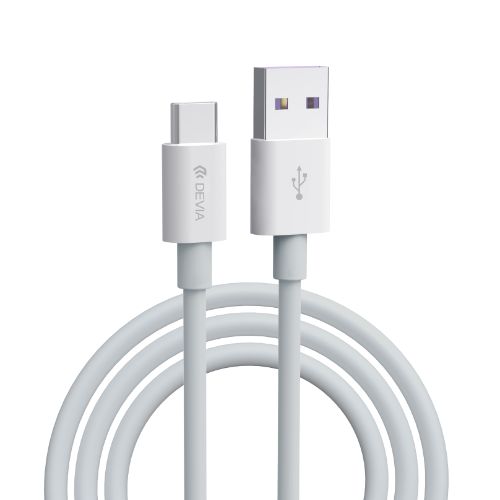 DEVIA Câble USB-A/C Super Charge 5A 1.5M Smart