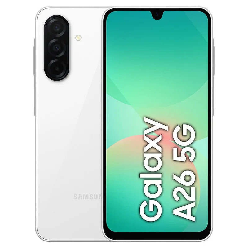 SAMSUNG Galaxy A26 (A266B) 6/128Go 5G * DS 6.7 White (TCP 14€ incl)