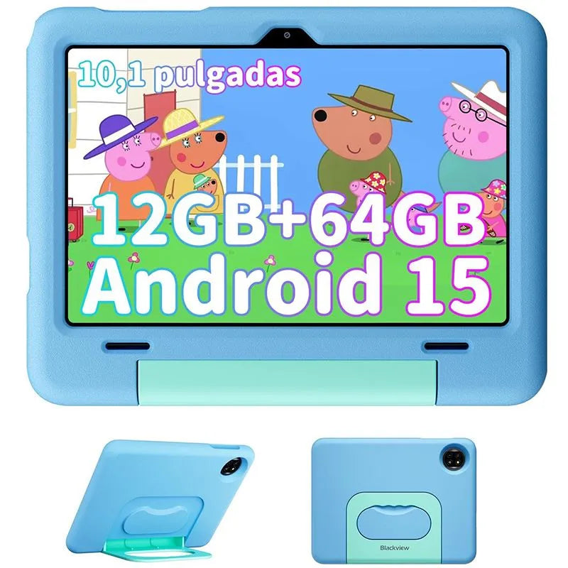 Blackview Tab 20 Kids 10.1" – 4/64 Go WiFi5 Android 15 (Bleu)