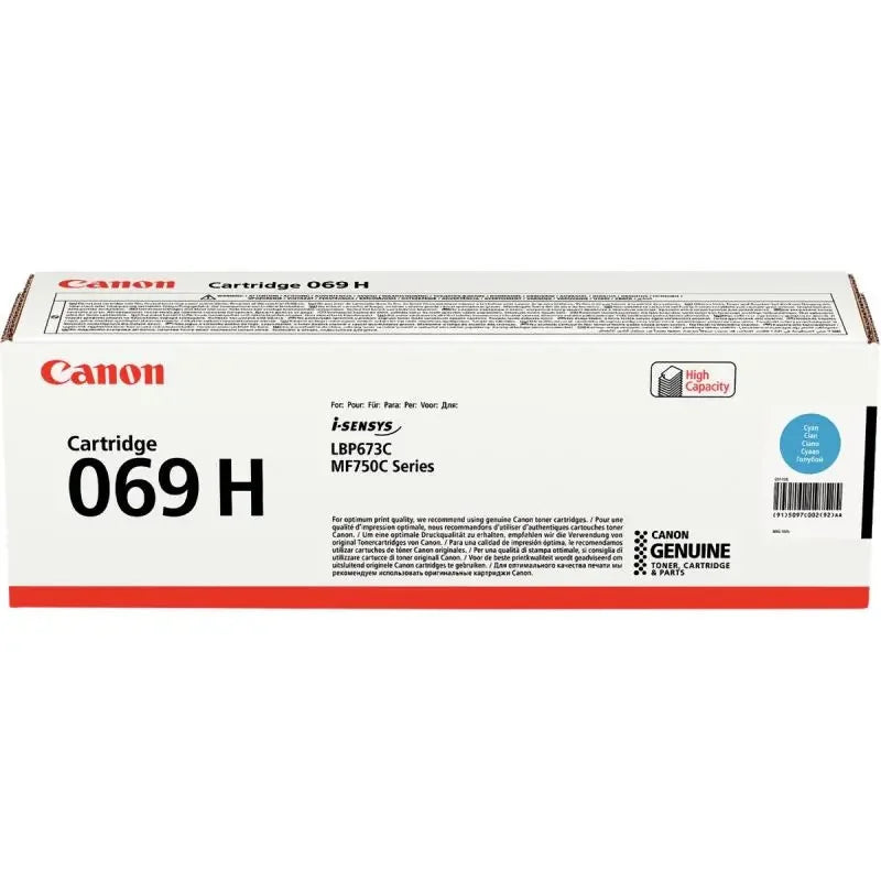 TONER CANON 069 HAUTE CAPACITE CYAN