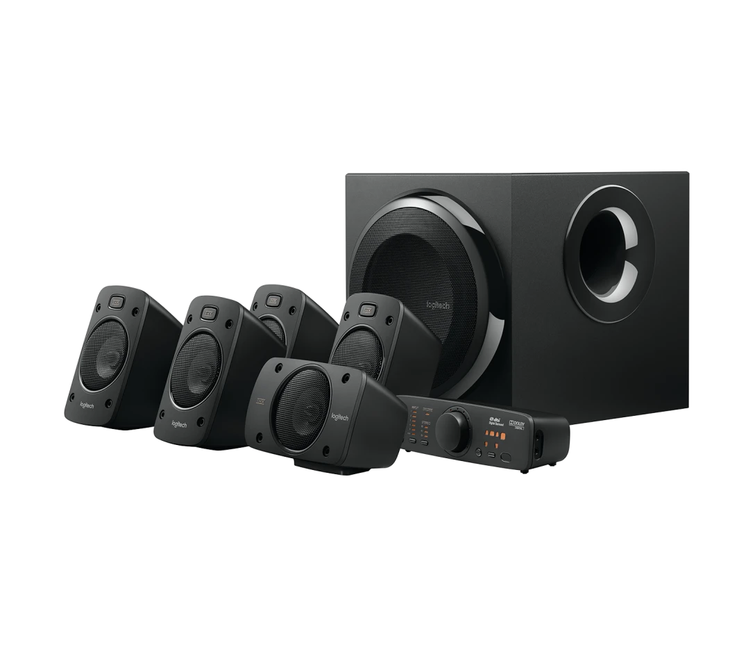Logitech Z906 – Système Home Cinéma 5.1 500W avec caisson de basses