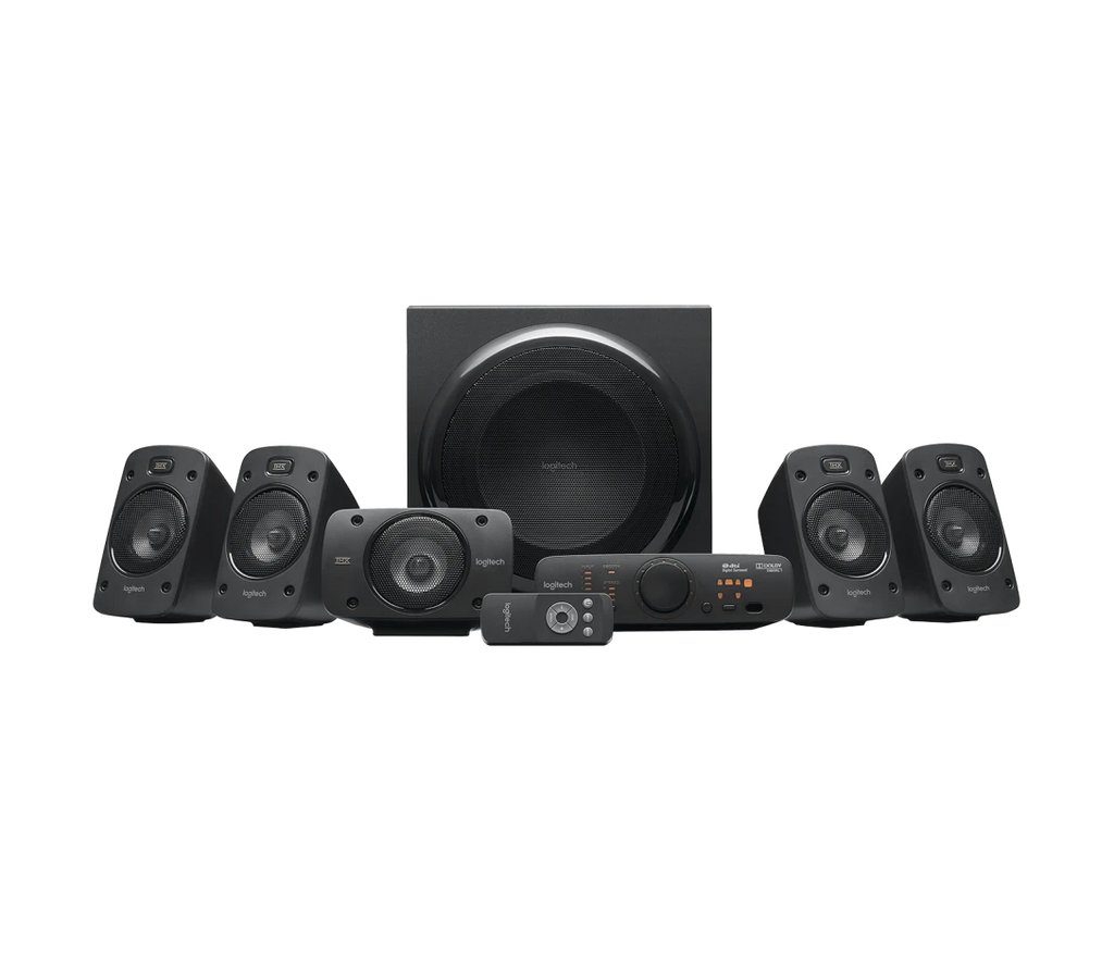 Logitech Z906 – Système Home Cinéma 5.1 500W avec caisson de basses