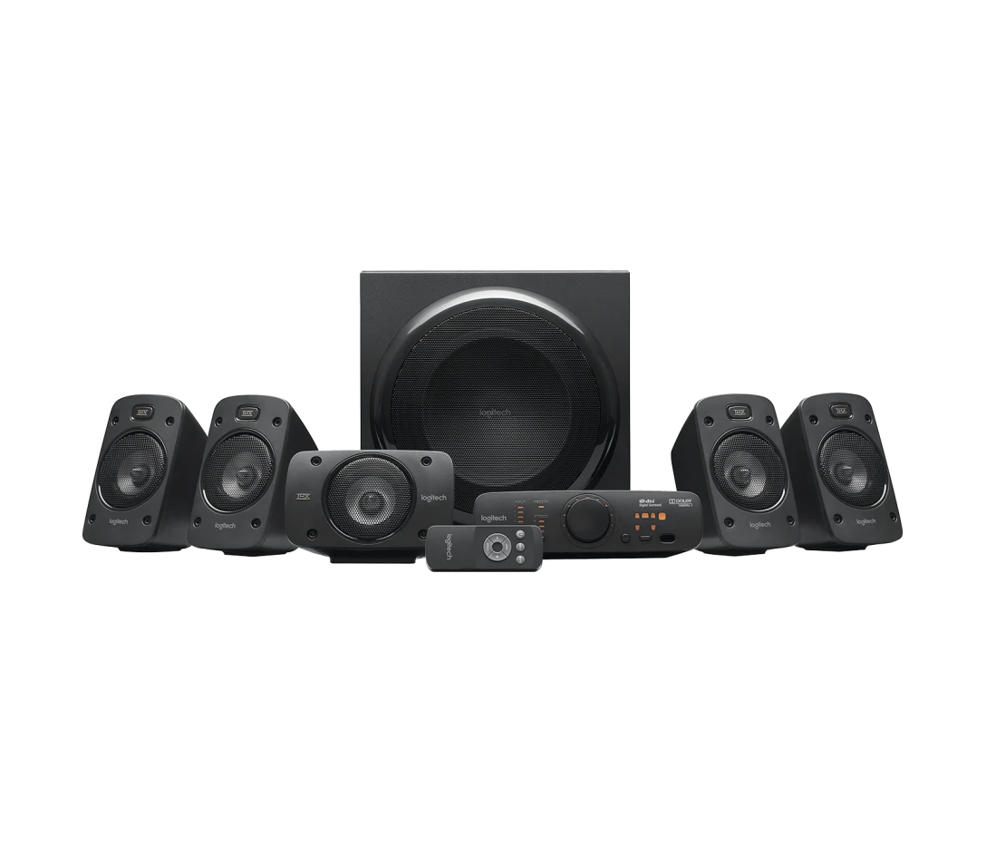 Logitech Z906 – Système Home Cinéma 5.1 500W avec caisson de basses